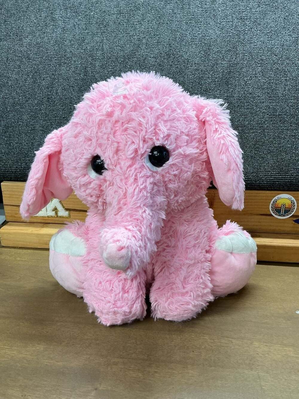 Aurora Lil Benny Phant Pink Elephant Stuffed Animal Plush Toy 9"